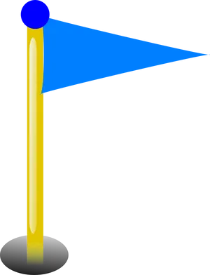 Blueand Yellow Abstract Design PNG Image