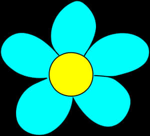 Cartoon Light Blue Flower, HD Png Download PNG image with transparent background