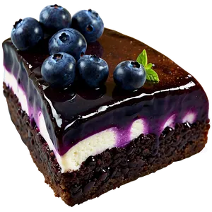 Blueberry Cake Slice Png 23 PNG Image