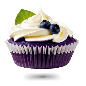Blueberry Cupcake PNG 05032024 PNG image with transparent background