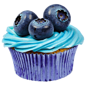 Blueberry Cupcake PNG kxr PNG image with transparent background