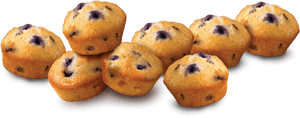 Mini Blueberry Muffins Png, Transparent Png PNG image with transparent background