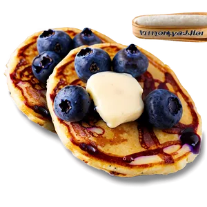 Blueberry Pancakes Png Bqv60 PNG Image