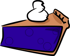 Totally Free Clip Art - Blueberry Pie Clip Art, HD Png Download PNG image with transparent background