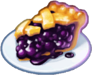 Food Street Wiki - Blueberry Pie, HD Png Download PNG image with transparent background