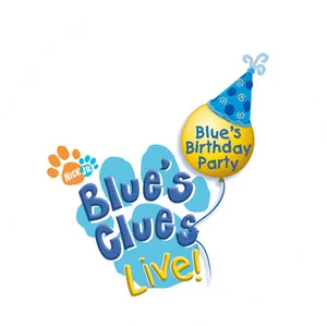 Blues Clues Live Birthday Party Logo PNG Image