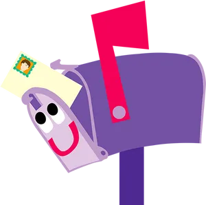 Blues Clues Mailbox Character PNG Image