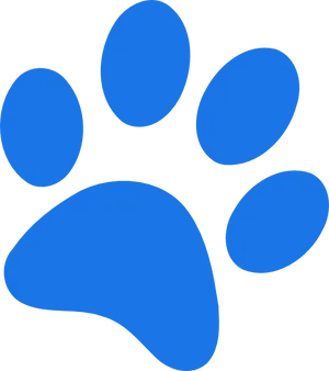 Blues Clues Paw Print PNG Image