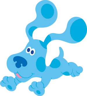 Bluethe Dog Blues Clues Cartoon PNG Image