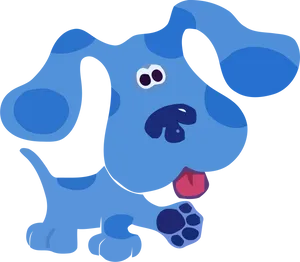 Bluethe Dog Blues Clues PNG Image