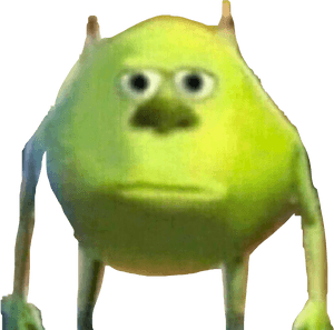 #monster #monstersinc #mike #wazowski #mikewazowski - Shrek Mike Wazowski Meme, HD Png Download PNG with transparent background