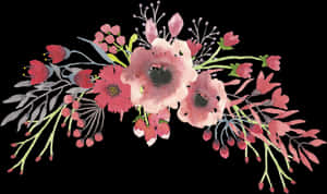 Watercolor Flowers Transparent Background, HD Png Download PNG image with transparent background