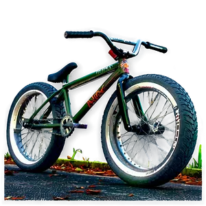 Bmx Bike In Park Png Dog10 PNG Image