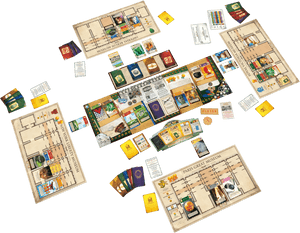 A Full Game Of Museum, Complete With Individual Player - Museum Holy Grail Games, HD Png Download PNG image with transparent background