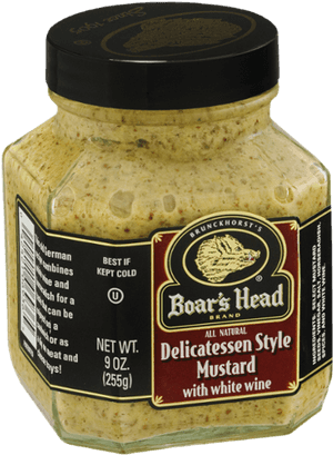 Boar's Head Delicatessen Mustard, HD Png Download PNG image with transparent background