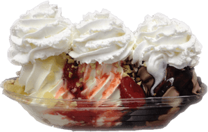 Banana Boat Sunday Icecream, HD Png Download PNG image with transparent background