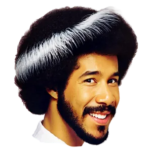 Bob Ross Afro Hair Png Euk PNG Image