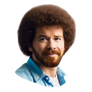 Bob Ross Hair B PNG Image