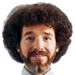 Bob Ross Hair Clipart Png Sda PNG Image