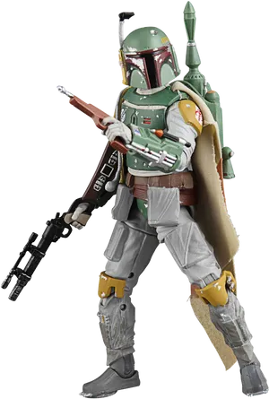 Boba Fett Full Armor Pose PNG Image