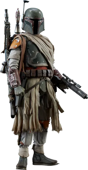 Boba Fett Full Armor Pose PNG Image