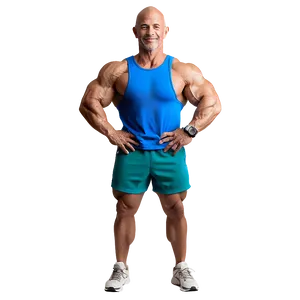 Bodybuilding Muscle Man Png Mtx35 PNG Image