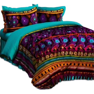 Bohemian Bed Sheets Png Soy PNG Image