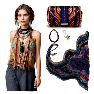 Bohemian Fashion Essentials Png 91 PNG Image