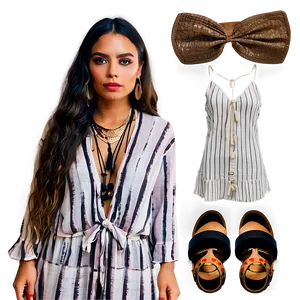 Bohemian Outfit Vibes Png Ymn21 PNG Image