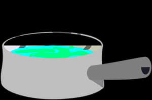 Boiling Pot Without Steam PNG with transparent background
