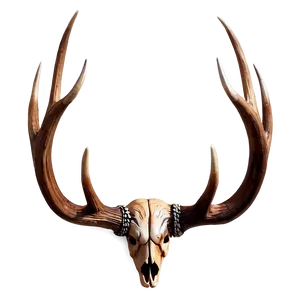 Bold Deer Antler Emblem Png Rwa PNG Image