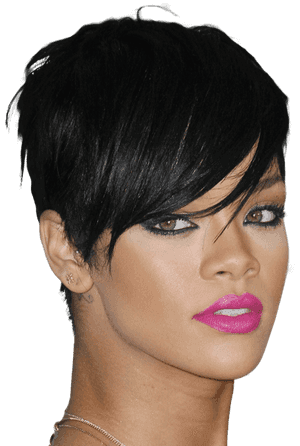 Bold_ Makeup_ Look_with_ Pink_ Lips PNG image with transparent background
