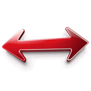 Bold Red Arrow Clipart PNG uvj44 PNG with transparent background