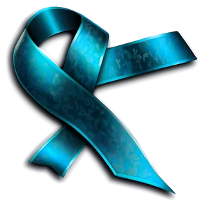 Bold Teal Ribbon Icon Png 40 PNG Image