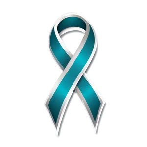 Bold Teal Ribbon Icon Png Wca PNG Image