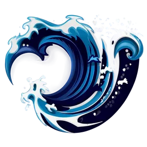 Bold Wave Emoji Png Esq70 PNG Image