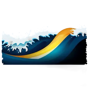 Bold Wave Emoji Png Skm97 PNG Image