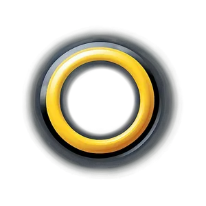 Bold Yellow Circle Sign Png Xlp PNG Image