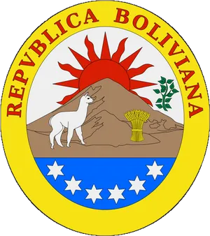 Bolivian Coatof Arms PNG Image