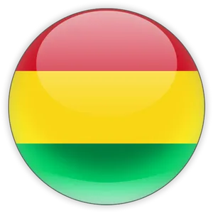 Bolivian_ Flag_ Button PNG Image