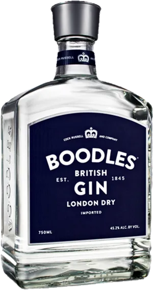 Boodles British Gin Bottle PNG Image