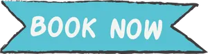 Book Now Button Banner PNG Image