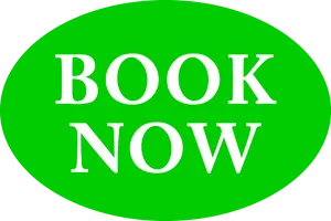 Book Now Button Green Oval PNG Image