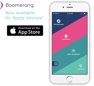 Boomerang App Apple Devices Promotion PNG image with transparent background