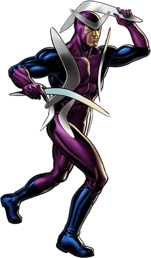 Boomerang Superhero Pose PNG Image