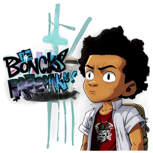 Boondocks Riley Freeman Graffiti Png 06252024 PNG Image