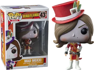 Borderlands Mad Moxxi Funko Pop PNG Image