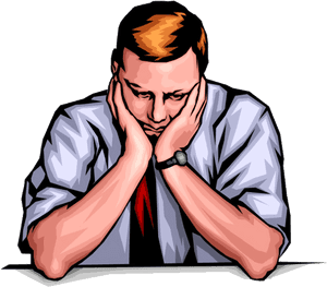 Depression Sadness Person Clip Art Bored Cliparts Transparent - Transparent Sad Person Clipart, HD Png Download PNG image with transparent background