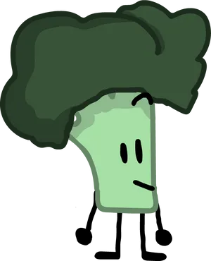 Bored Green Character Cartoon PNG Image