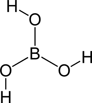 Structure Boric Acid, HD Png Download PNG with transparent background